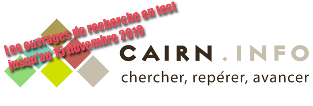 You are currently viewing Les ouvrages de Cairn.info en test jusqu’au 15 novembre